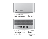 Apple Mac Studio M3 Ultra/96GB/1TB/Mac OS 60R GPU - 1322412 - zdjęcie 5